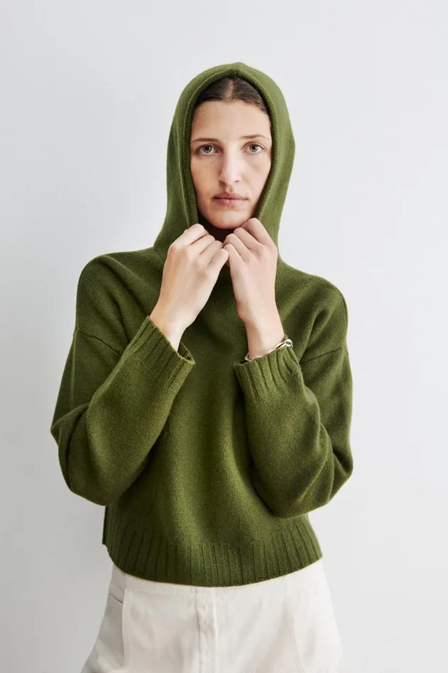 Rachel Comey Knits Women Alps Hoodie Forest Rachel Comey Knits Women Alps Hoodie Forest