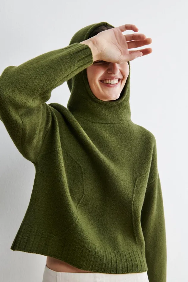 Rachel Comey Knits Women Alps Hoodie Forest Rachel Comey Knits Women Alps Hoodie Forest