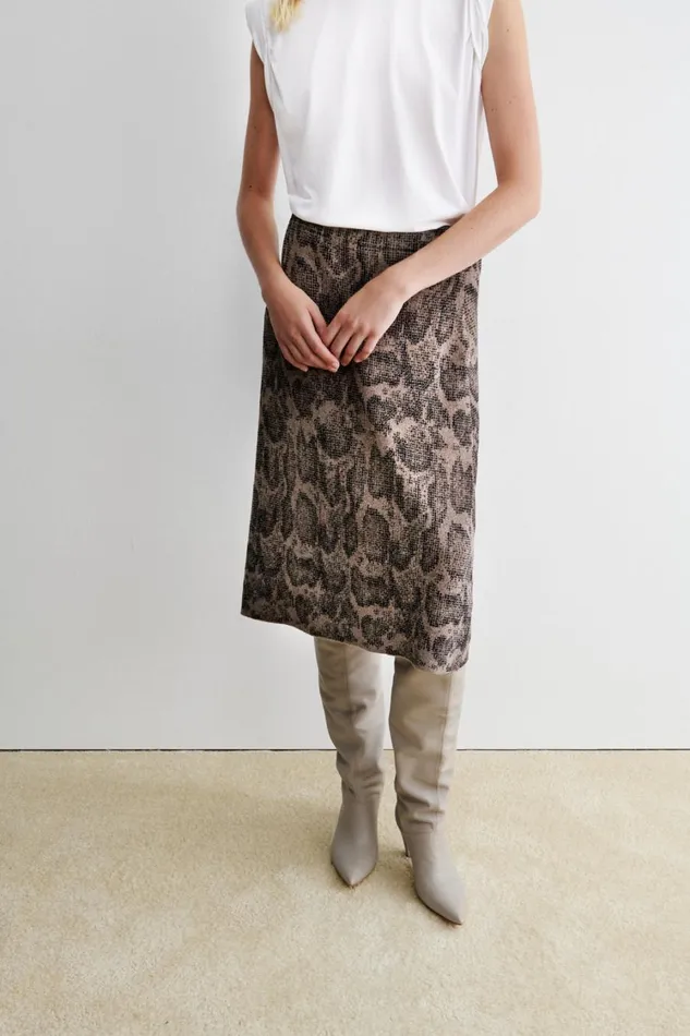 Rachel Comey Knits Women Amis Skirt Taupe Rachel Comey Knits Women Amis Skirt Taupe