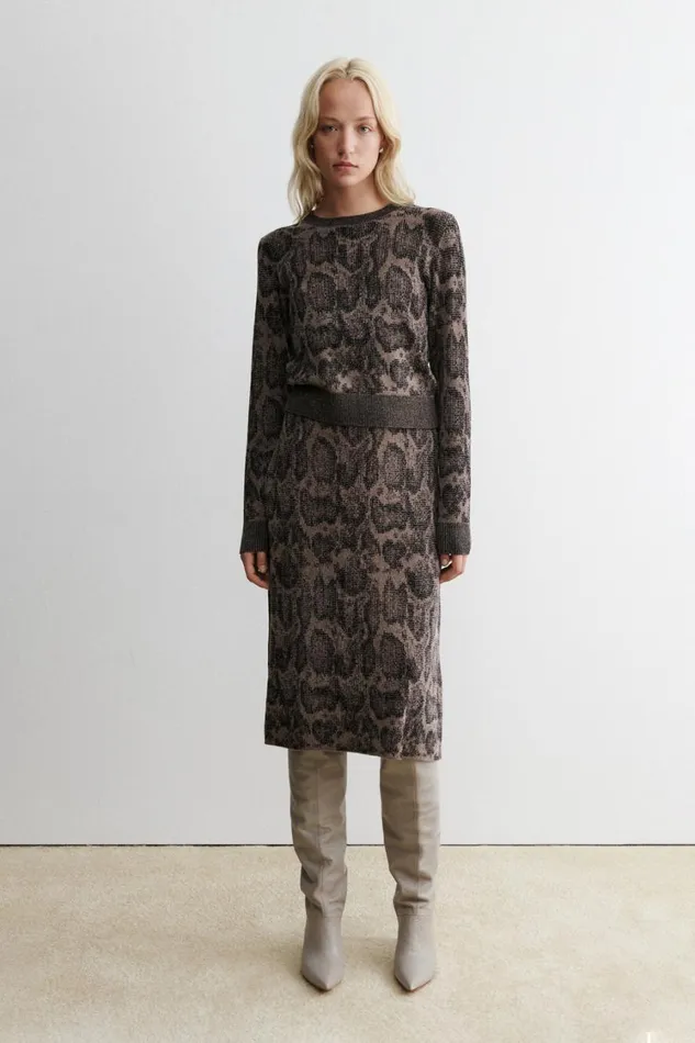 Rachel Comey Knits Women Amis Skirt Taupe Rachel Comey Knits Women Amis Skirt Taupe