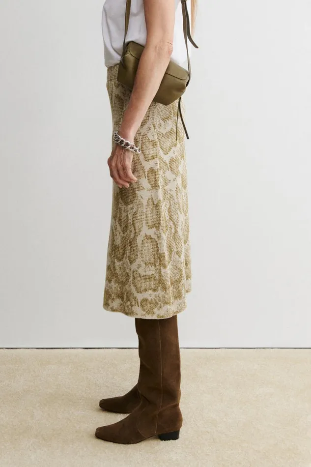 Rachel Comey Knits Women Amis Skirt Taupe Rachel Comey Knits Women Amis Skirt Taupe