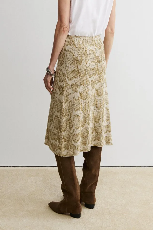 Rachel Comey Knits Women Amis Skirt Taupe Rachel Comey Knits Women Amis Skirt Taupe