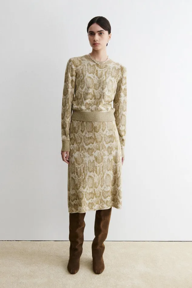 Rachel Comey Knits Women Amis Skirt Taupe Rachel Comey Knits Women Amis Skirt Taupe