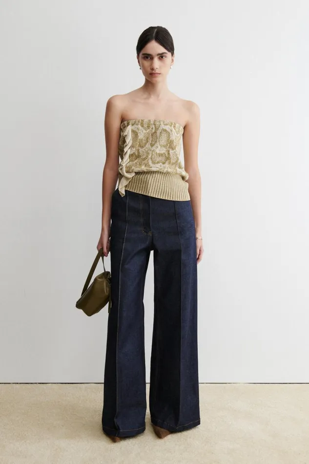 Rachel Comey Knits Women Amis Skirt Taupe Rachel Comey Knits Women Amis Skirt Taupe