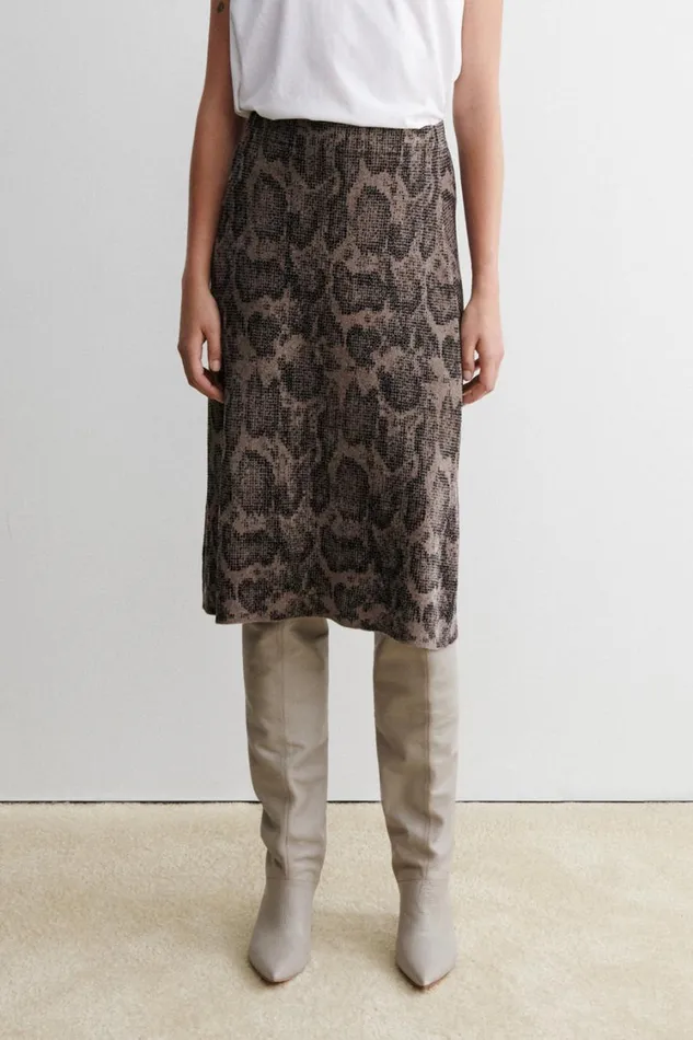 Rachel Comey Knits Women Amis Skirt Taupe Rachel Comey Knits Women Amis Skirt Taupe