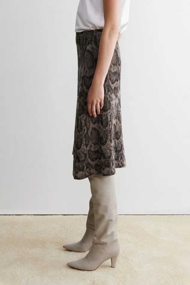 Rachel Comey Knits Women Amis Skirt Taupe Rachel Comey Knits Women Amis Skirt Taupe
