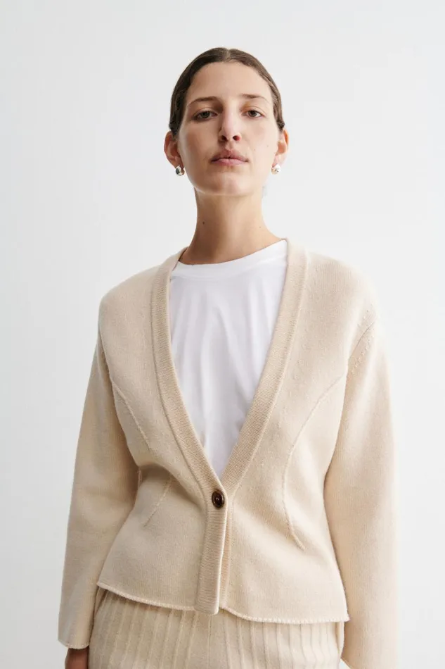Rachel Comey Knits Women Dali Jacket Cream Rachel Comey Knits Women Dali Jacket Cream