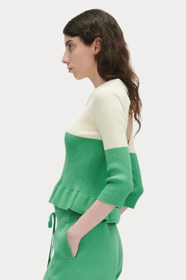 Rachel Comey Knits Women Niamh Top Jade Multi Rachel Comey Knits Women Niamh Top Jade Multi