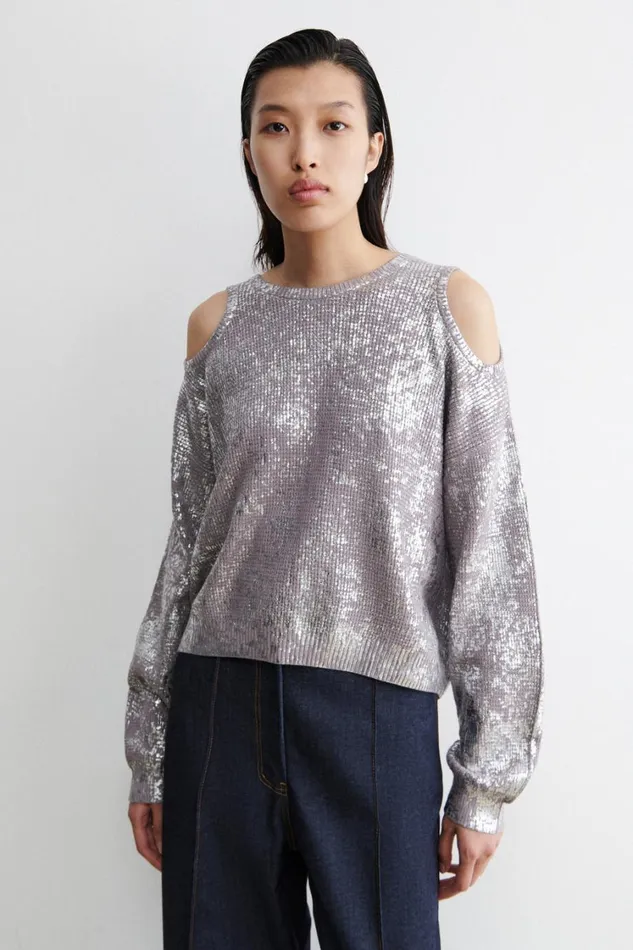 Rachel Comey Knits Women Ojai Sweater Silver