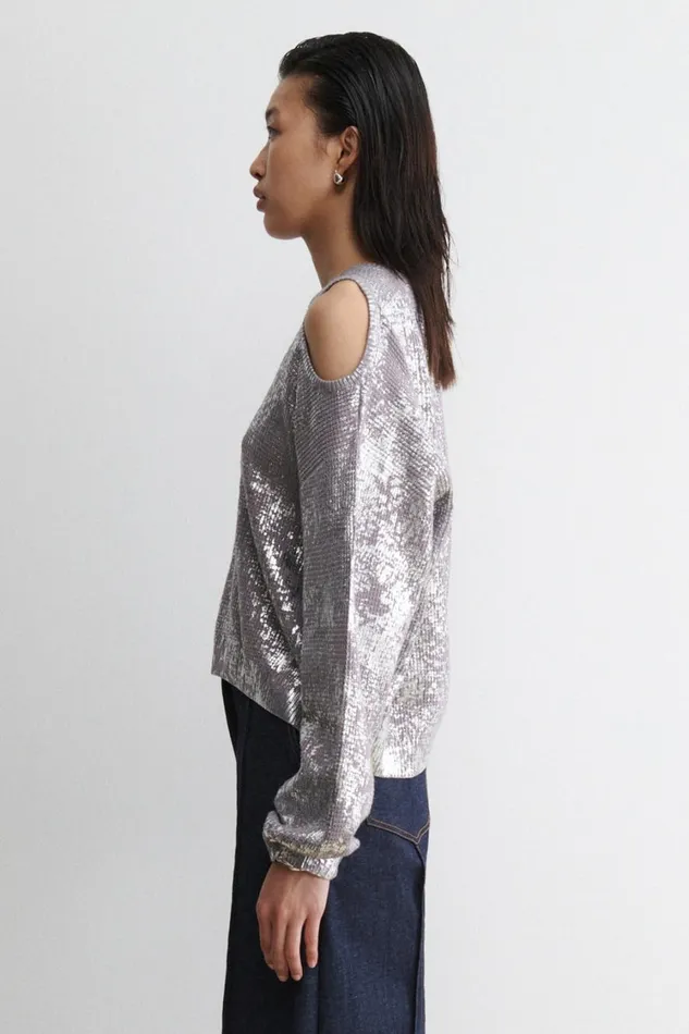 Rachel Comey Knits Women Ojai Sweater Silver