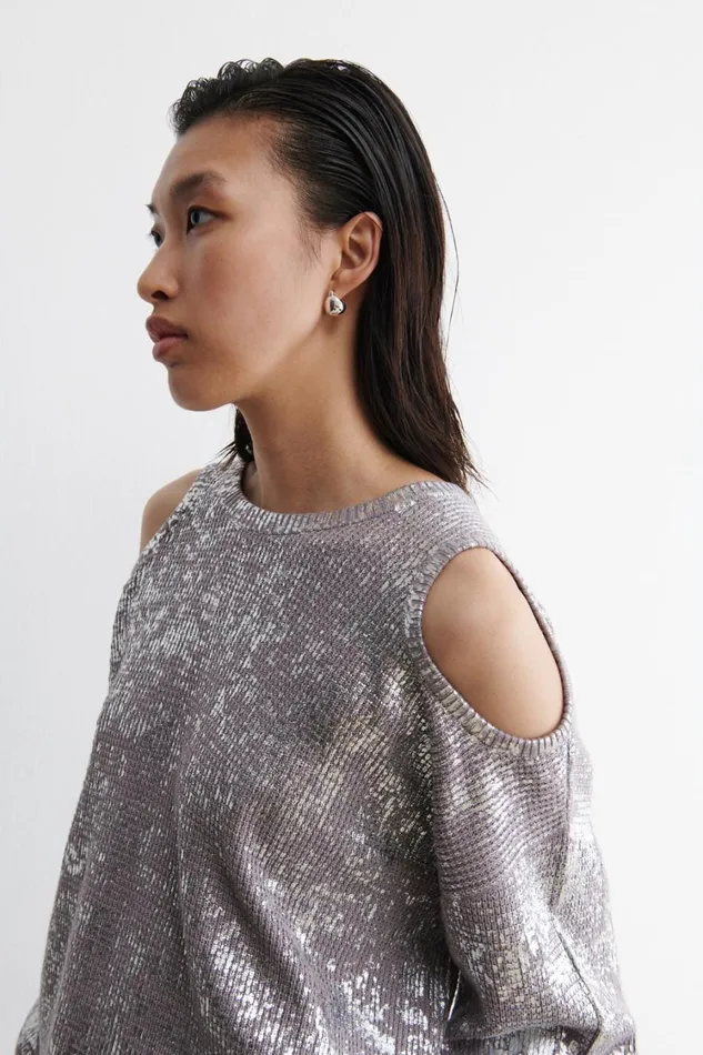 Rachel Comey Knits Women Ojai Sweater Silver