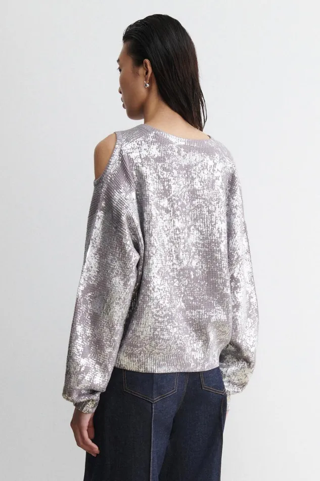 Rachel Comey Knits Women Ojai Sweater Silver