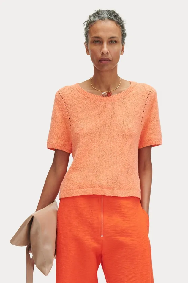 Rachel Comey Knits Women Relent Top Melon Rachel Comey Knits Women Relent Top Melon