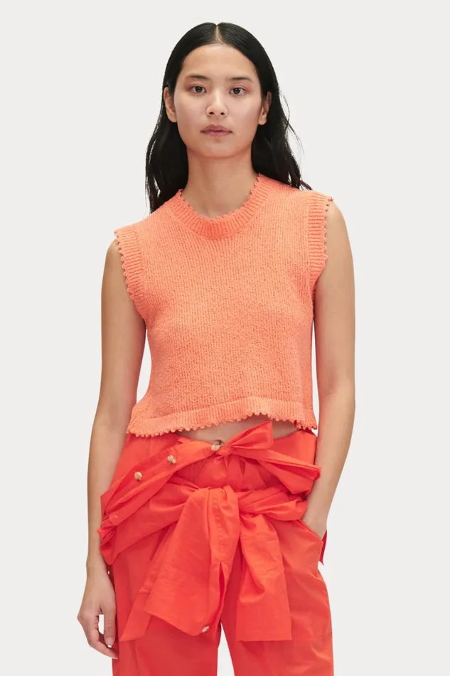 Rachel Comey Knits Women Relent Top Melon Rachel Comey Knits Women Relent Top Melon