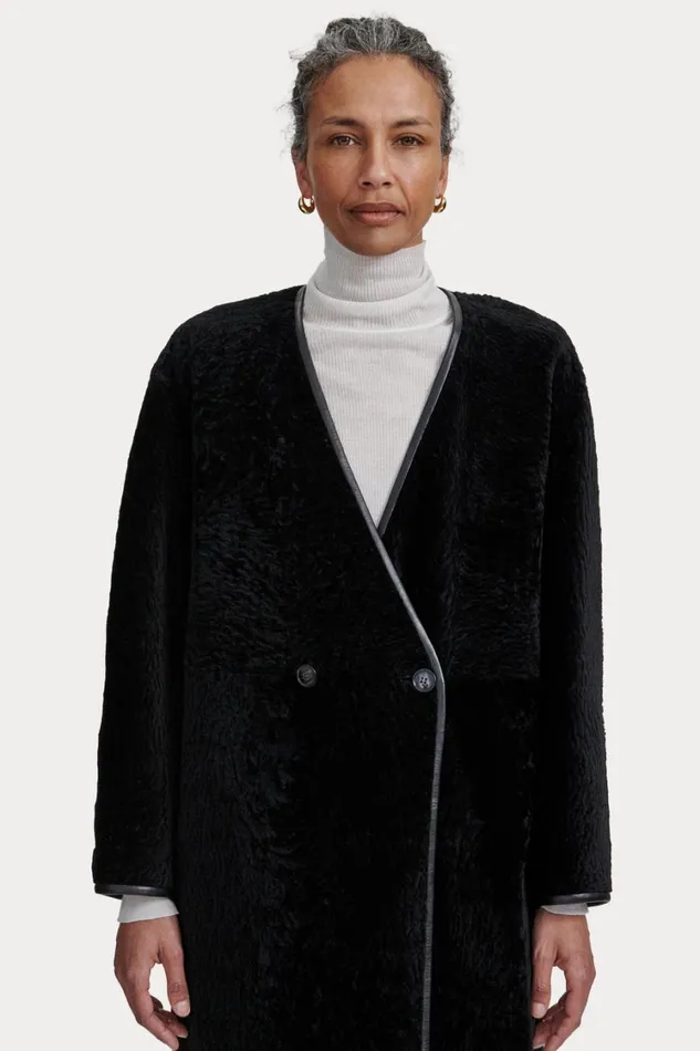 Rachel Comey Scarves Hats Women Shearling Hat Black Rachel Comey Scarves Hats Women Shearling Hat Black