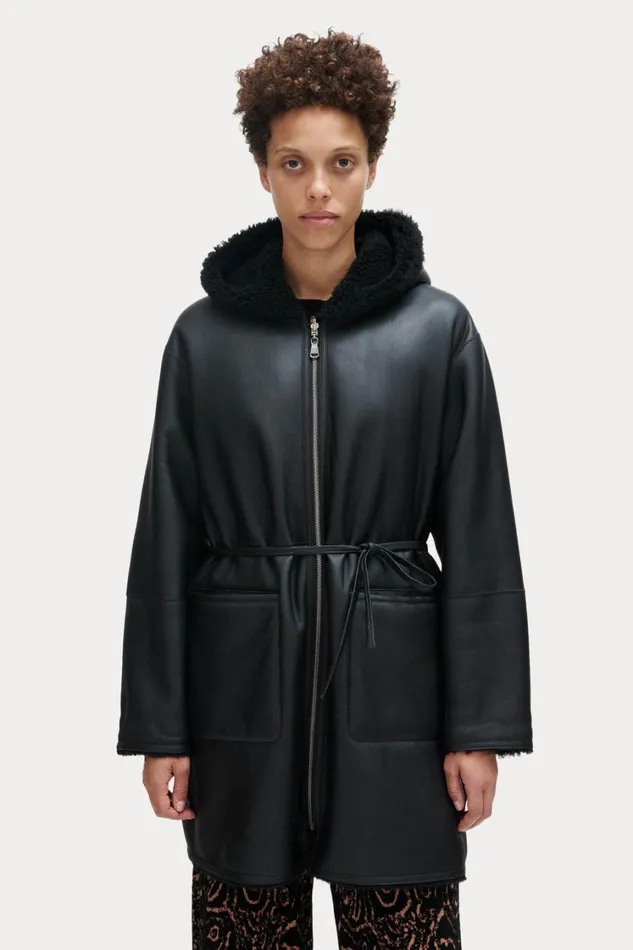 Rachel Comey Scarves Hats Women Shearling Hat Black Rachel Comey Scarves Hats Women Shearling Hat Black