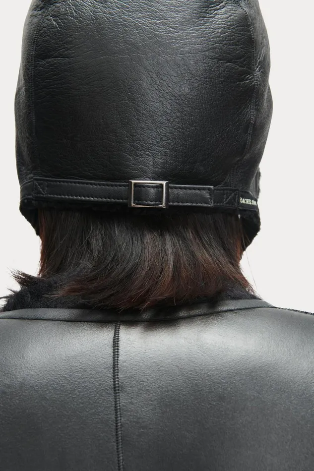 Rachel Comey Scarves Hats Women Shearling Hat Black Rachel Comey Scarves Hats Women Shearling Hat Black