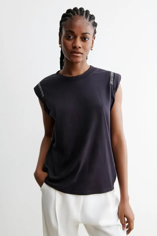 Rachel Comey Tshirts Sweatshirts Women Miles Tee Black Rachel Comey Tshirts Sweatshirts Women Miles Tee Black