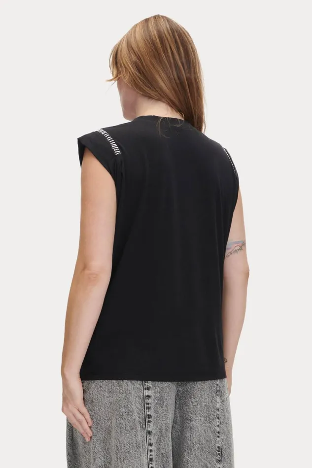 Rachel Comey Tshirts Sweatshirts Women Miles Tee Black Rachel Comey Tshirts Sweatshirts Women Miles Tee Black