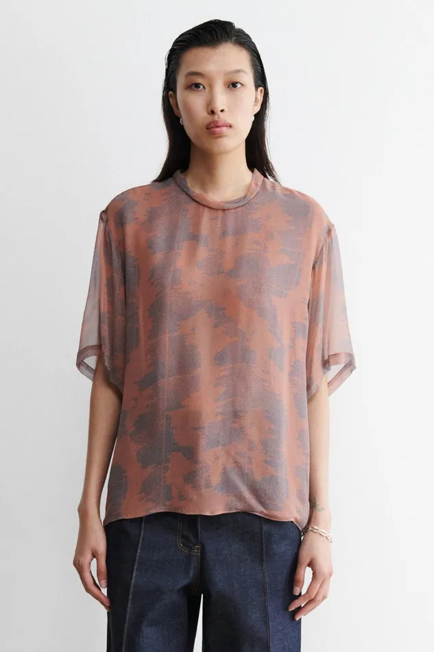 Rachel Comey Tops Women Anaya Top Mocha Rachel Comey Tops Women Anaya Top Mocha