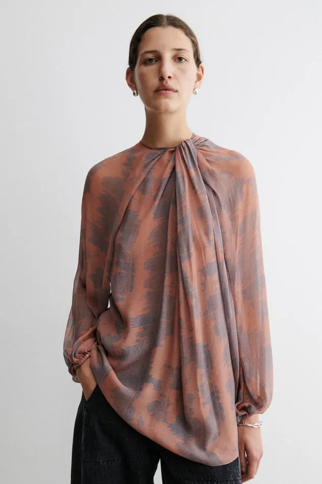 Rachel Comey Tops Women Anaya Top Mocha Rachel Comey Tops Women Anaya Top Mocha