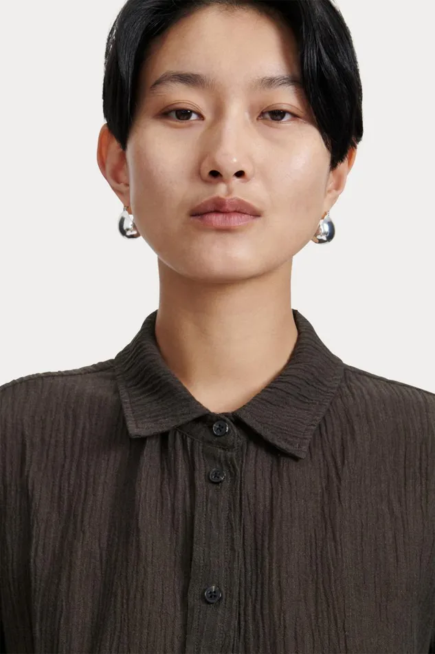 Rachel Comey Tops Women Thyme Shirt Charcoal