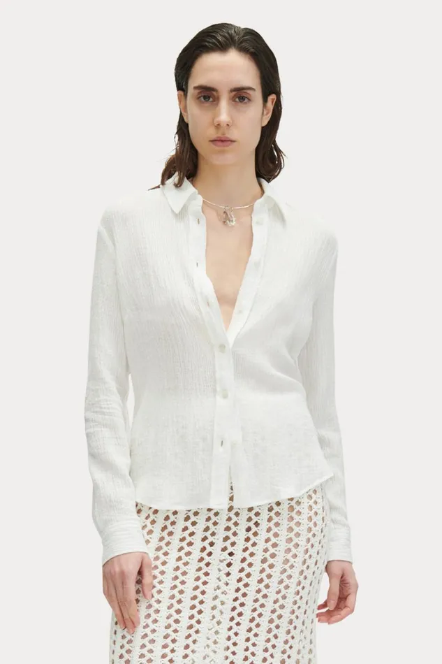 Rachel Comey Tops Women Thyme Shirt Charcoal