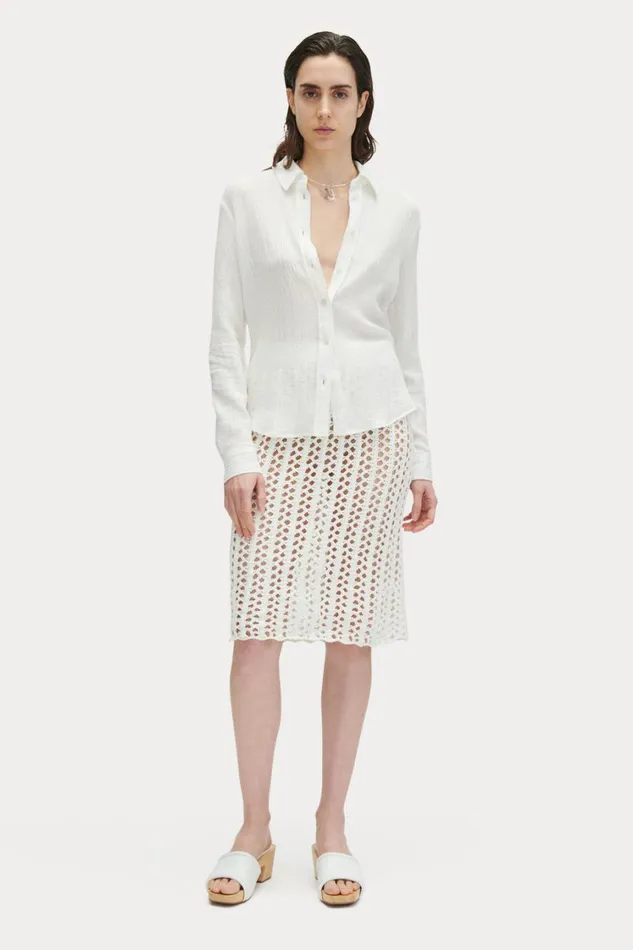 Rachel Comey Tops Women Thyme Shirt Charcoal