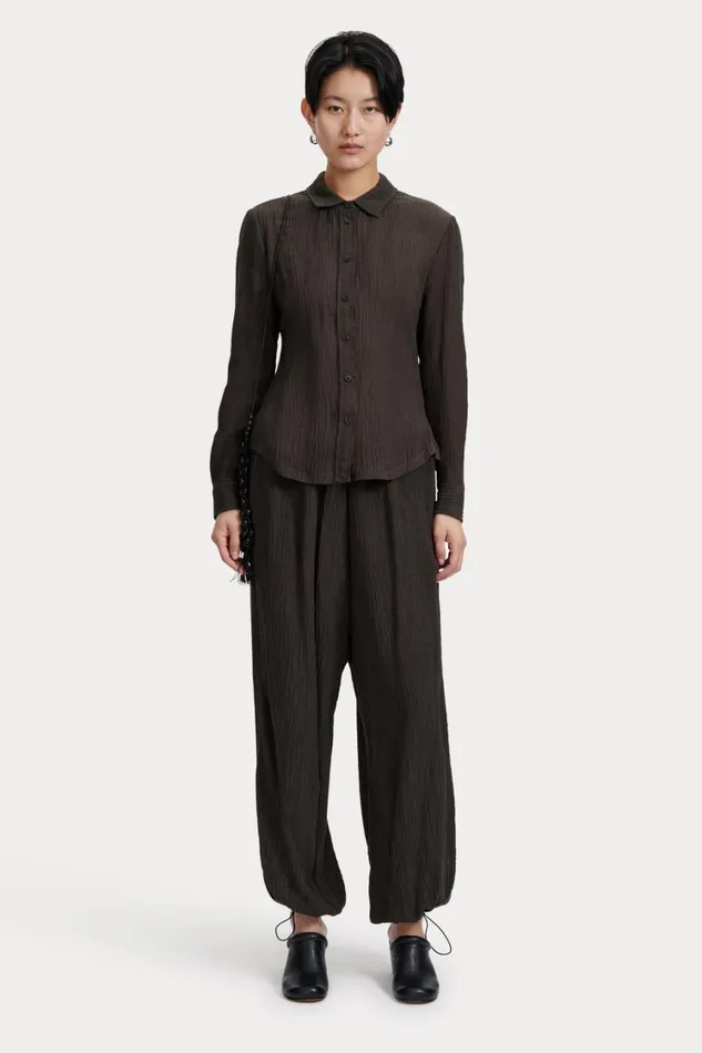Rachel Comey Tops Women Thyme Shirt Charcoal