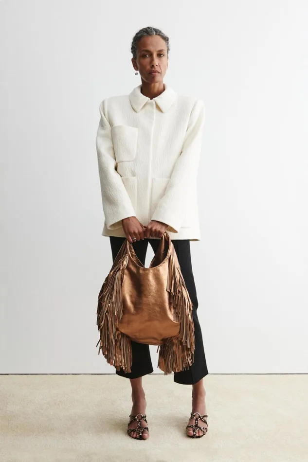 Rachel Comey Totes Women Harley Fringe Bag Bronze Rachel Comey Totes Women Harley Fringe Bag Bronze