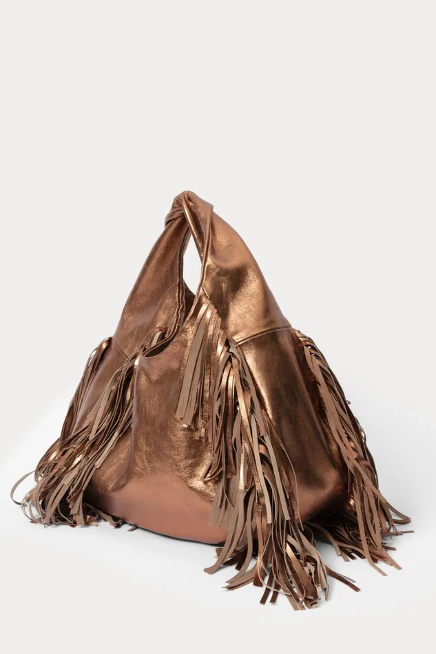 Rachel Comey Totes Women Harley Fringe Bag Bronze Rachel Comey Totes Women Harley Fringe Bag Bronze