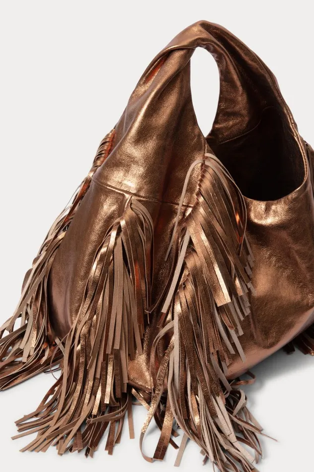 Rachel Comey Totes Women Harley Fringe Bag Bronze Rachel Comey Totes Women Harley Fringe Bag Bronze