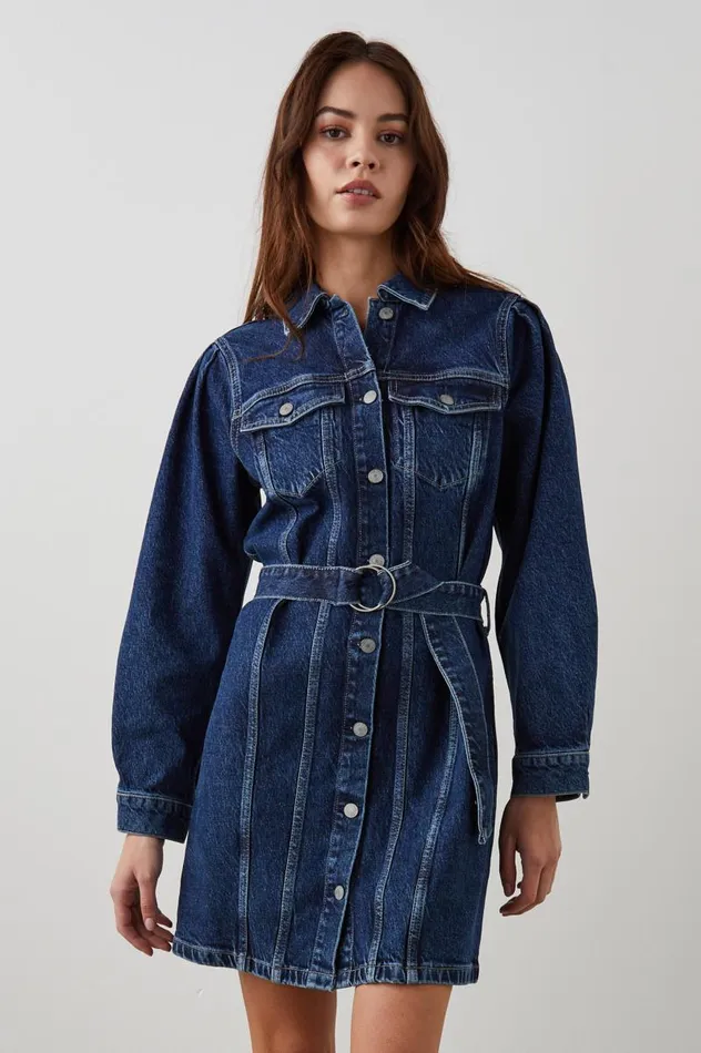Rails Denim Women GRIFFITH DRESS Collegiate Blue