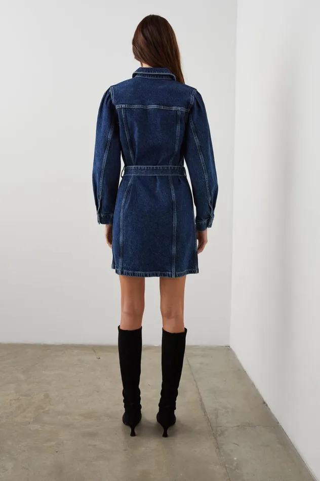 Rails Denim Women GRIFFITH DRESS Collegiate Blue