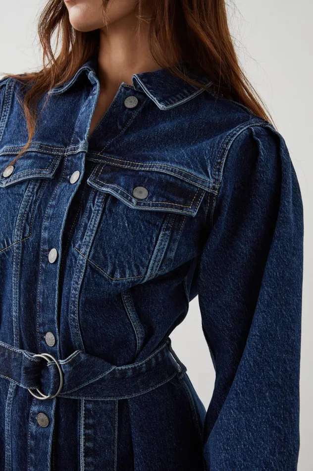 Rails Denim Women GRIFFITH DRESS Collegiate Blue