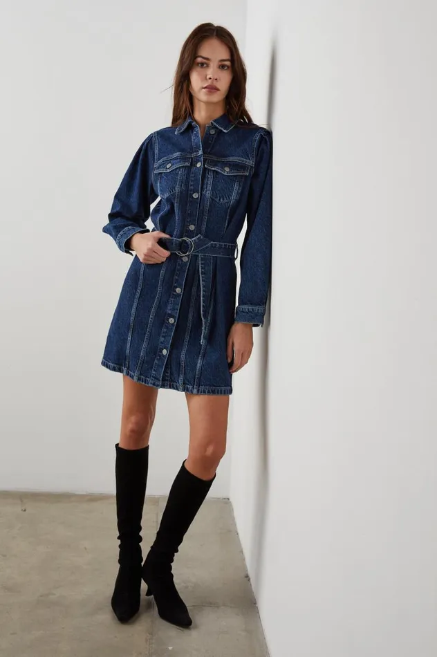 Rails Denim Women GRIFFITH DRESS Collegiate Blue