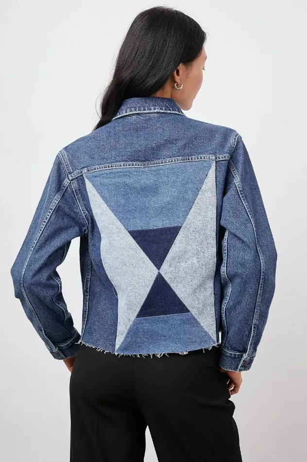 Rails Denim Women MULHOLLAND JACKET Quilted Indigo