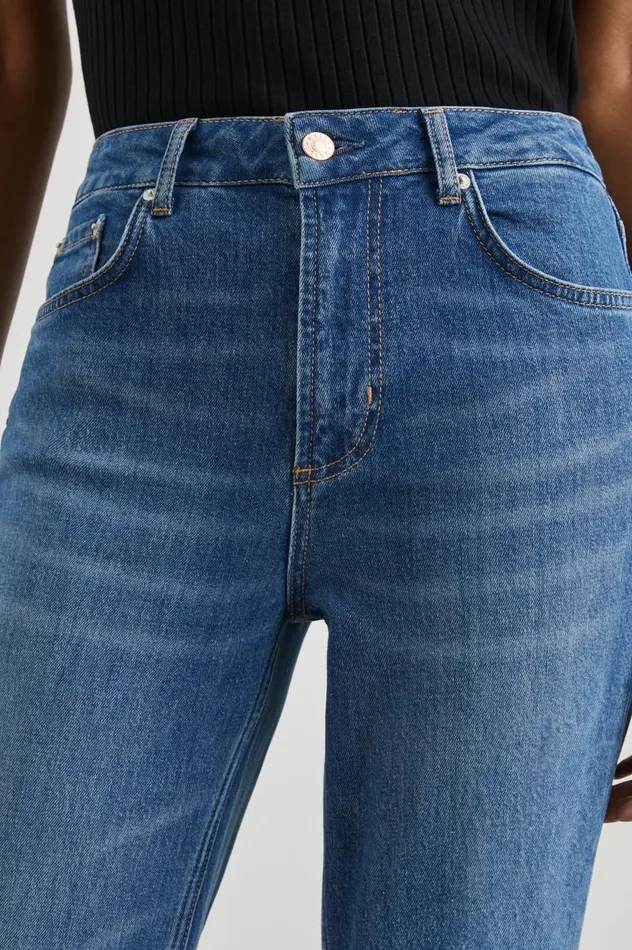 Rails Denim Women SUNSET CROP SLIM FLARE Tidal Wave