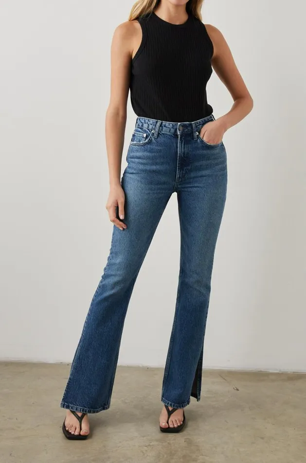 Rails Denim Women SUNSET SLIM FLARE Navy Stone