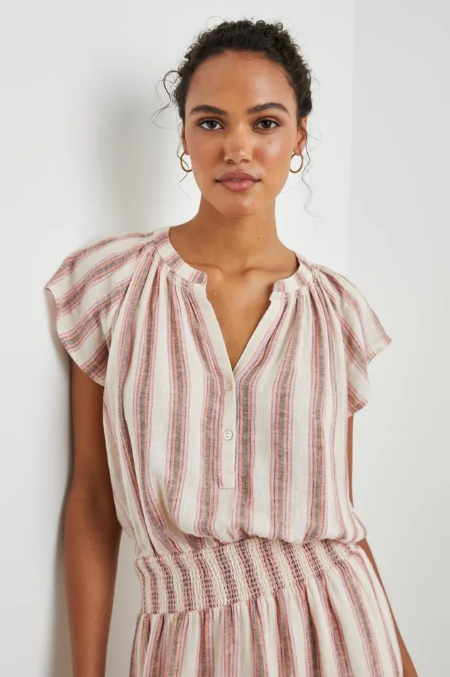 Rails Dresses and Rompers Women AUGUSTINE DRESS Camino Stripe