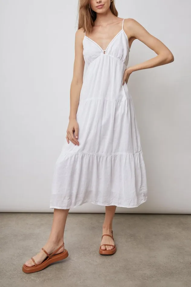 Rails Dresses and Rompers Women AVRIL DRESS White Lace Detail