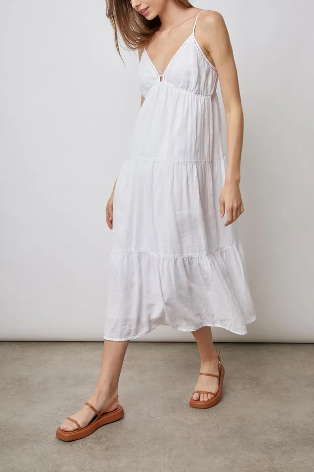 Rails Dresses and Rompers Women AVRIL DRESS White Lace Detail