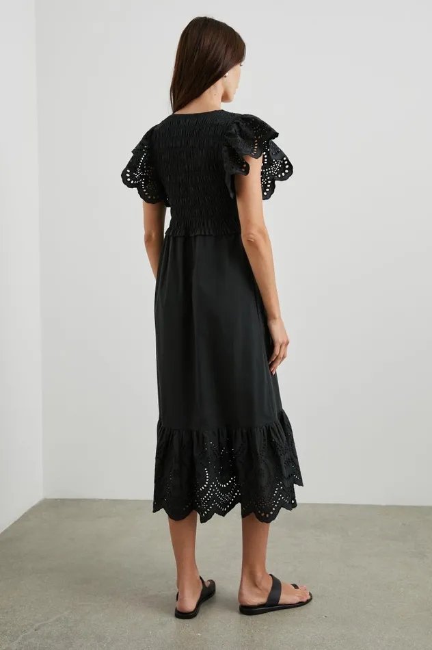 Rails Dresses and Rompers Women CLEMENTINE DRESS Black Eyelet