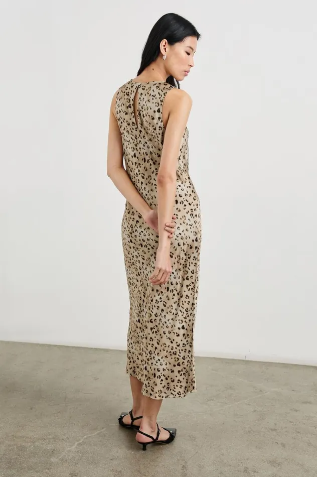 Rails Dresses and Rompers Women GABRIELLA DRESS Champagne Leopard
