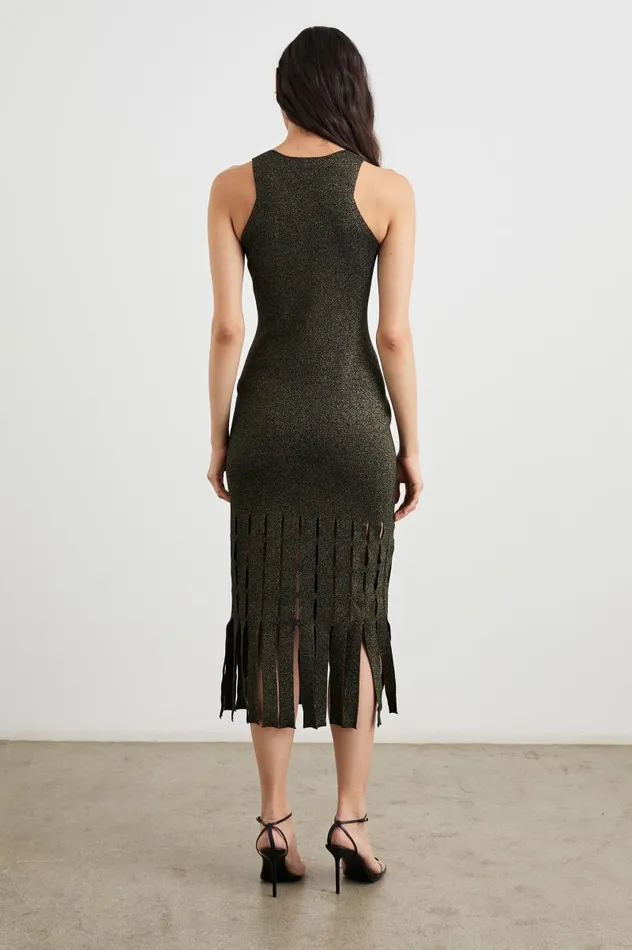 Rails Dresses and Rompers Women KAIA DRESS Gold Lurex