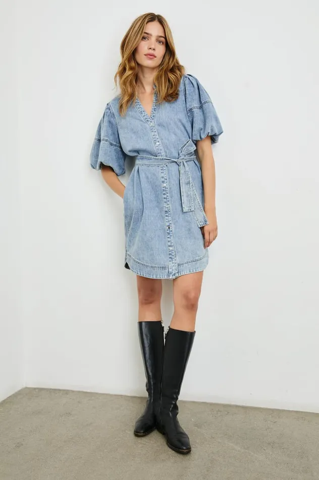 Rails Dresses and Rompers Women KINGSLEY DRESS Faded Indigo
