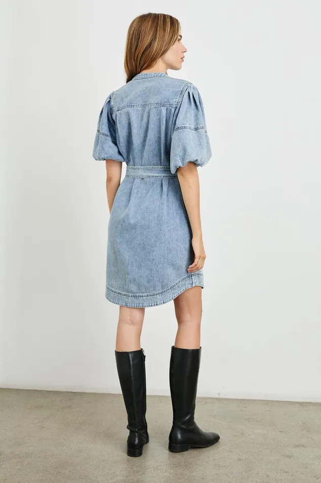 Rails Dresses and Rompers Women KINGSLEY DRESS Faded Indigo