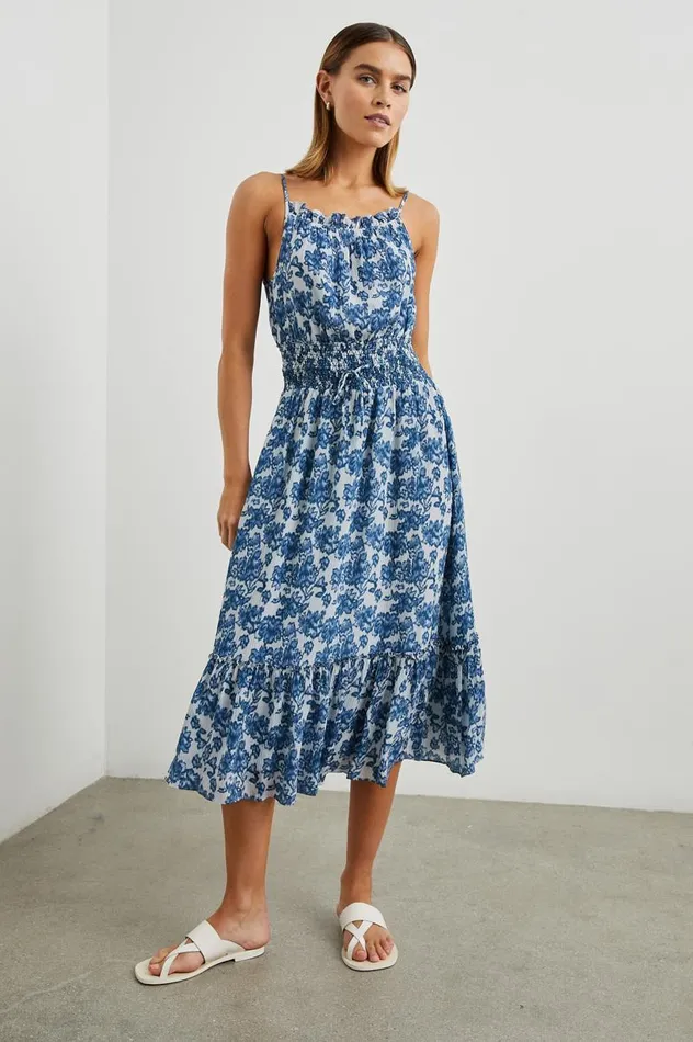 Rails Dresses and Rompers Women MAGDALENE DRESS Chambray Floral