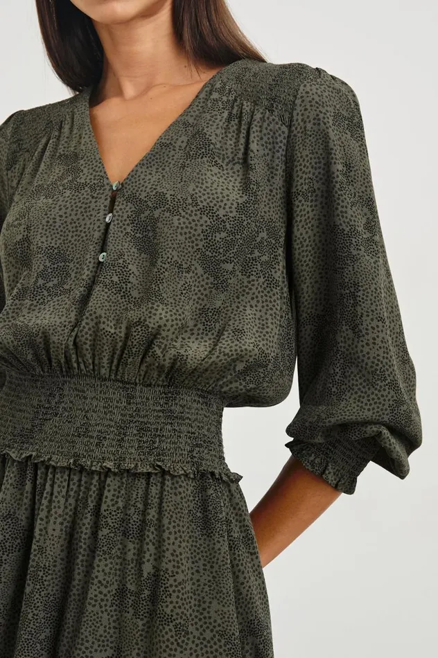 Rails Dresses and Rompers Women ZANA DRESS Olive Pebble
