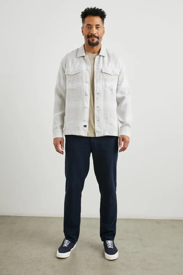 Rails Jackets and Coats Men KEROUAC SHIRT JACKET Wicker Graphite Stripe